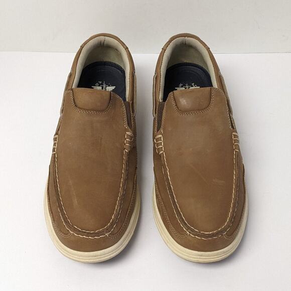 Dockers Tiller Boat Shoes, Dark Tan Leather, Men\'s 11.5 M main image 5